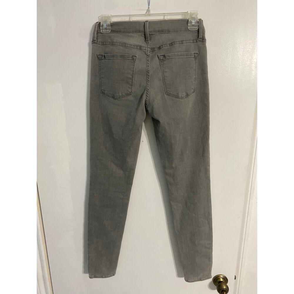 Frame Denim women’s Le Skinny de Jeanne gray jeans size 2 basic capsule casual - Picture 2 of 4
